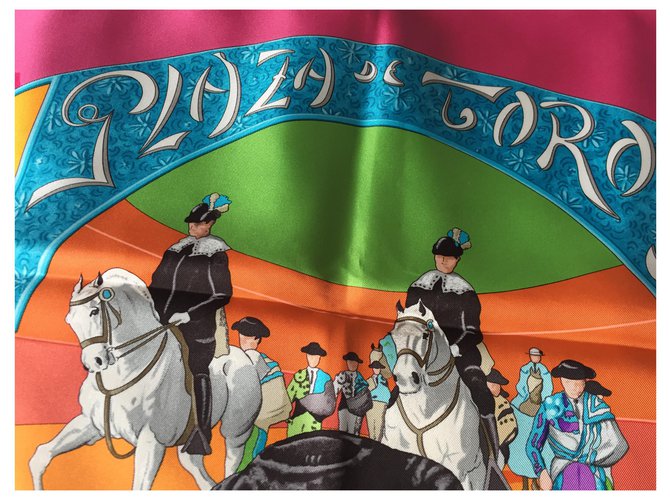 Piazza Hermès Plaza de Toros Multicolore Fuschia - vista 2