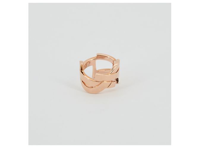 Saint Laurent Ring Monogramm Rotgold Golden - Ansicht 4