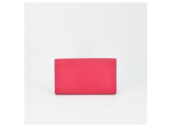 POUCH SAINT LAURENT PELLE MARTELLATA ROSA - vista 2