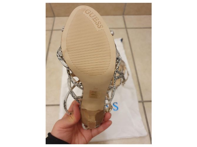 Guess Sandals Python Print Leather 36 - view 5