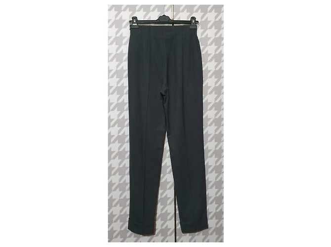 Calça Escada cinza de lã - vista 2