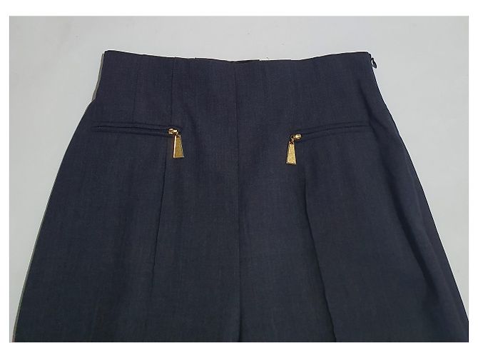 Calça Escada cinza de lã - vista 3