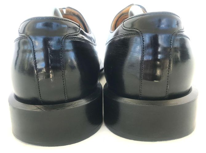 Guy Laroche Scarpe Stringate in Pelle Lucida Nera 45 Nero - vista 6