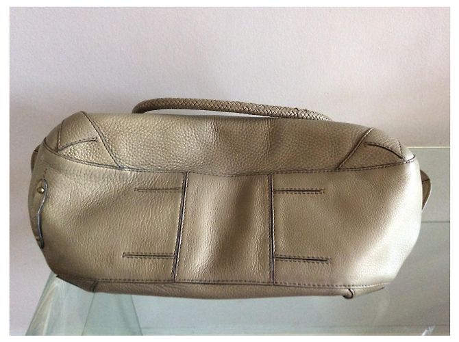 Borsa Cole Haan in pelle martellata oro kaki Cachi - vista 5