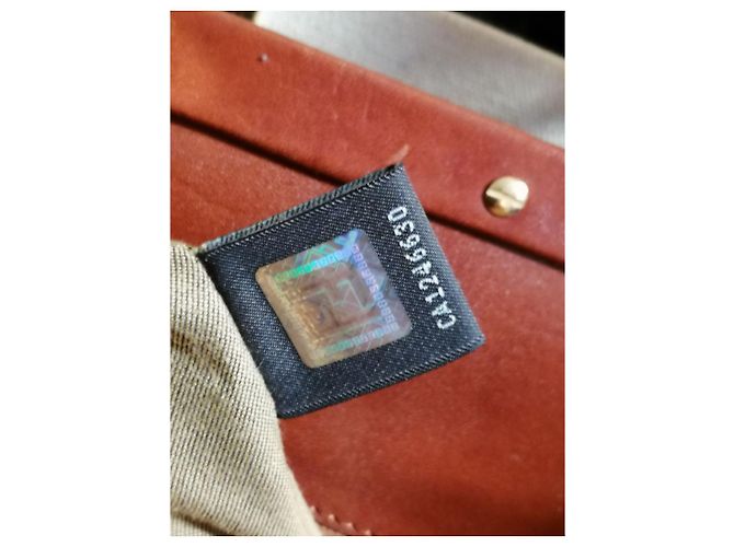 Fendi Peekaboo Handtasche Baumwolle Eggshell Aus weiß - Ansicht 4