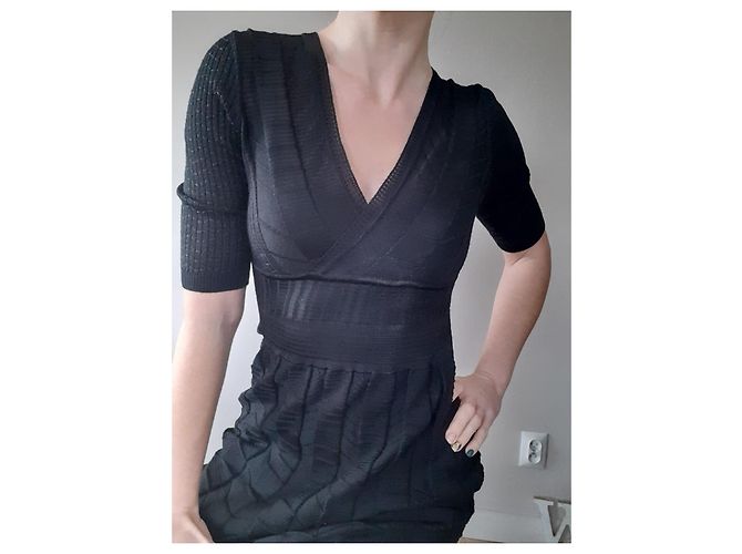 M Missoni Kleid Schwarz Gemustert - Ansicht 6