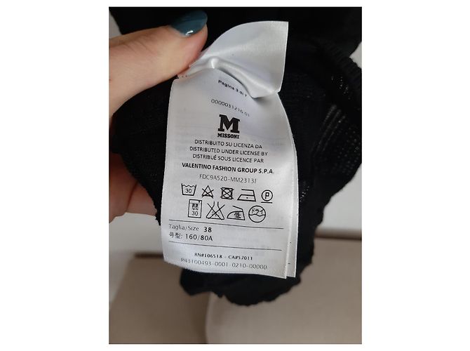 M Missoni Kleid Schwarz Gemustert - Ansicht 8