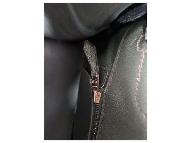 Hermès Birkin Strauß Olivgrün - Ansicht 20