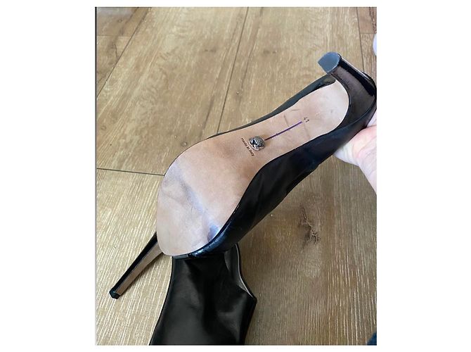 Autre Marque NAVYBOOT,  Switzerland leder High Heels Schwarz - Ansicht 7
