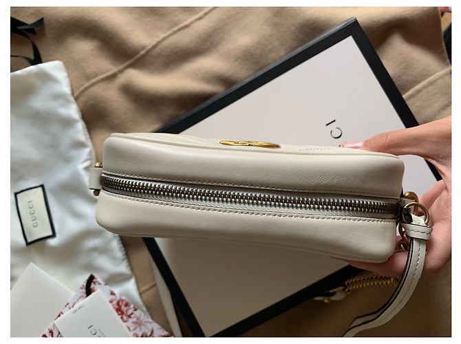 Gucci GG Marmont matelassé mini bag Crema - vista 2
