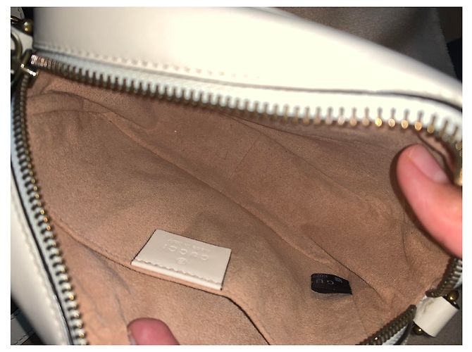 Gucci GG Marmont matelassé mini bag Crema - vista 6