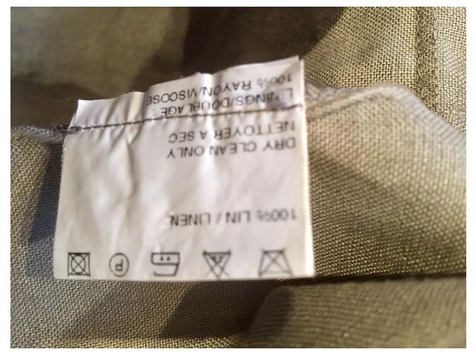 Vintage Burberry Leinenblazer Grau - Ansicht 4
