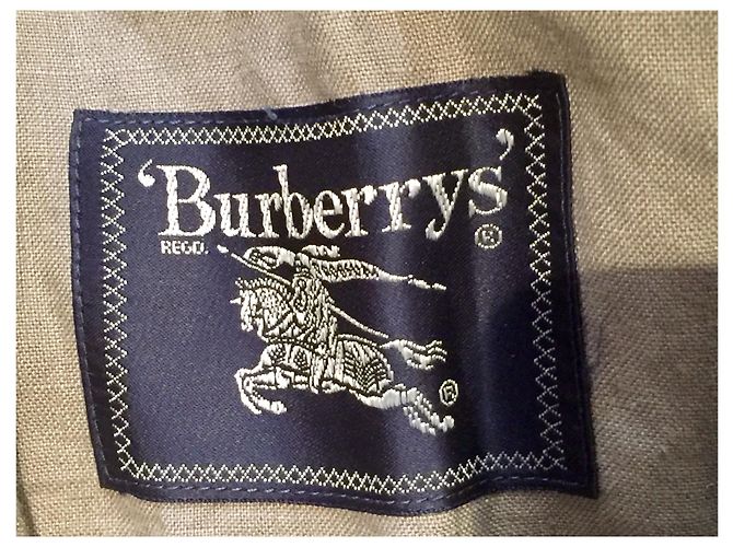 Vintage Burberry Leinenblazer Grau - Ansicht 5