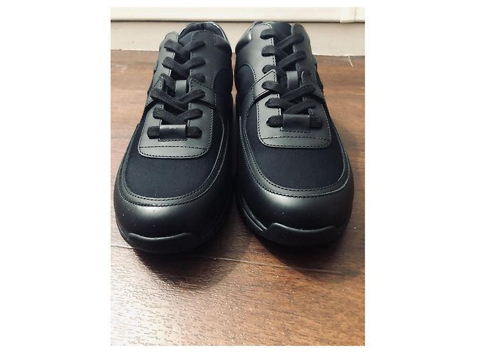 Cambon Sneakers da uomo in pelle Chanel Nero - vista 3