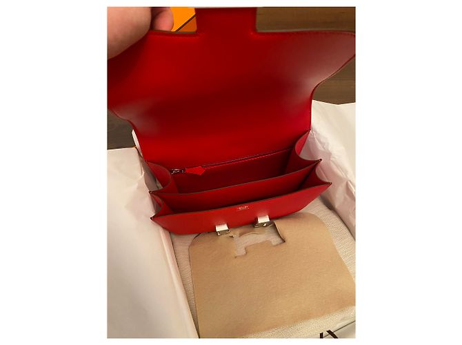 Hermès Constance 24 Rouge de Coeur Pelle Epsom Rosso - vista 2