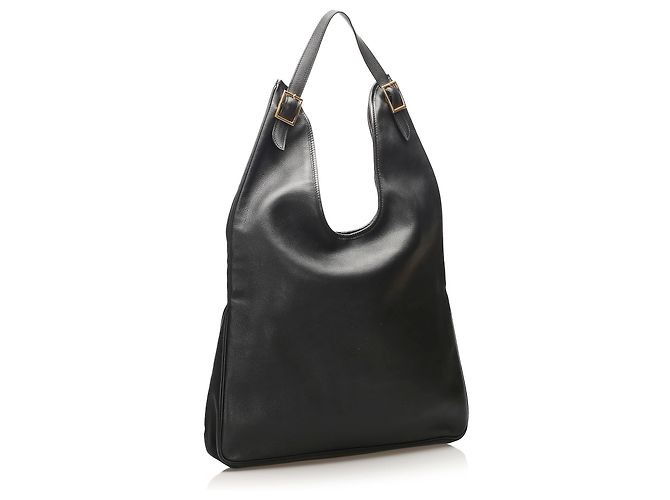 Hermès Hermes Black Togo Massai borsa a tracolla in pelle Nero - vista 2