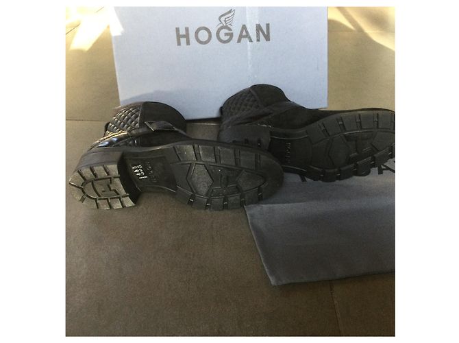 Stivaletti Hogan in pelle nera Nero - vista 2