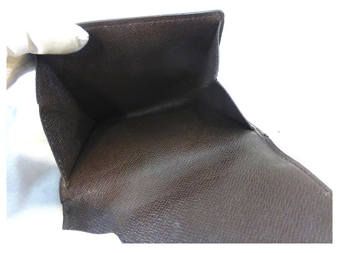 Louis Vuitton Elise Damier Ebène Cartera Marrón Castaño - vista 11