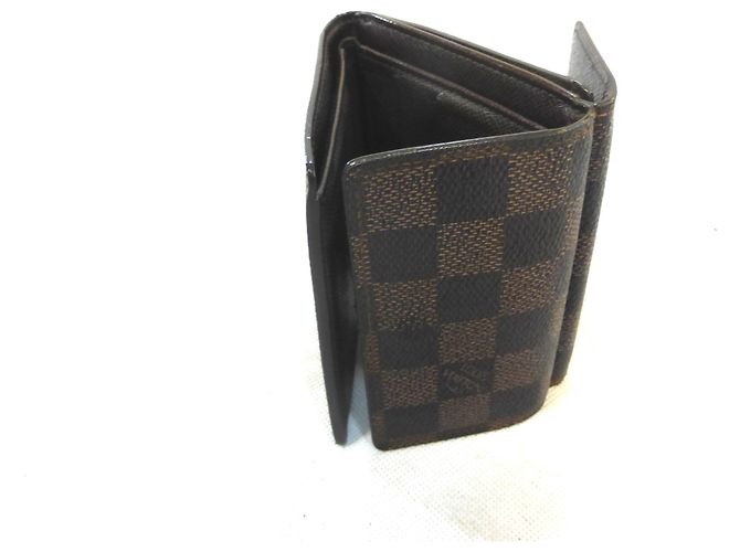Louis Vuitton Elise Damier Ebène Cartera Marrón Castaño - vista 7