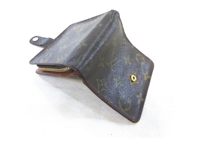 Louis Vuitton Compact Zip Monogram Cartera Marrón Castaño - vista 10
