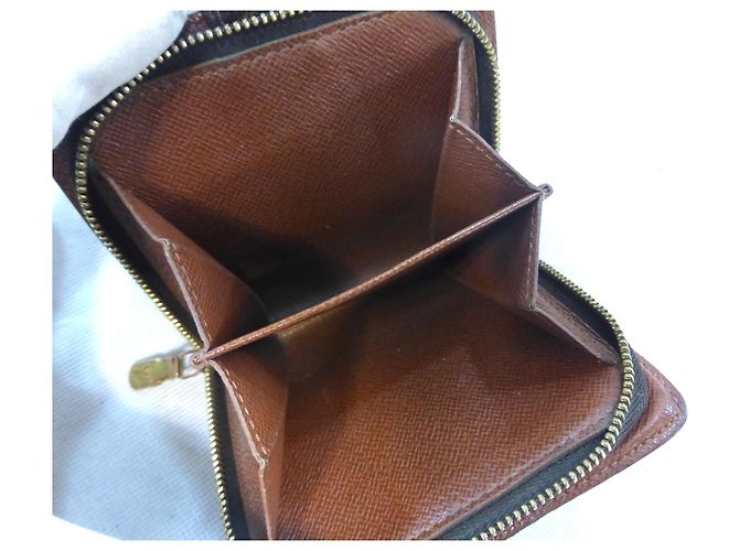 Louis Vuitton Compact Zip Monogram Cartera Marrón Castaño - vista 14
