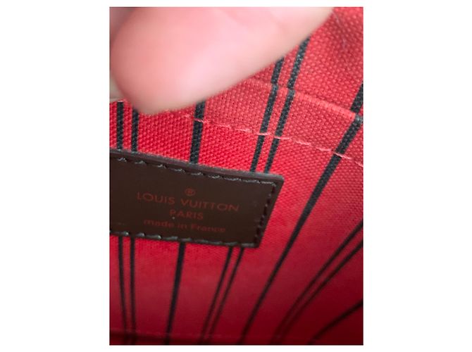 Louis Vuitton Handschuhe Braun Kunstleder - Ansicht 3