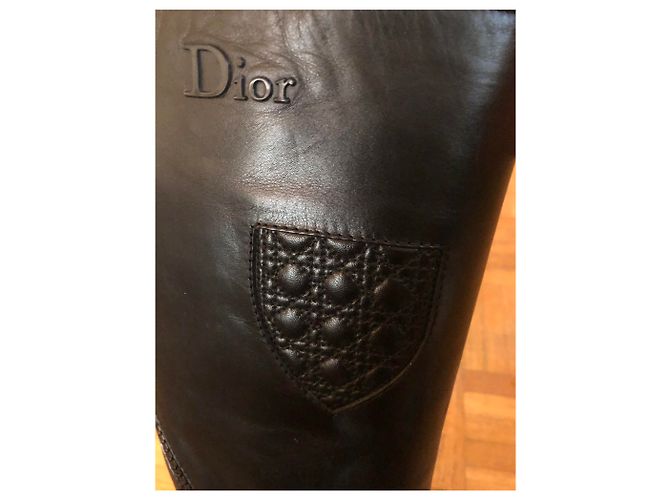 Botas de montar Dior en piel negra Negro - vista 5