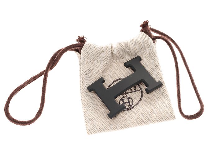 Hermès Hebilla de cinturón de hermes 5382 en PVD negro mate - vista 6