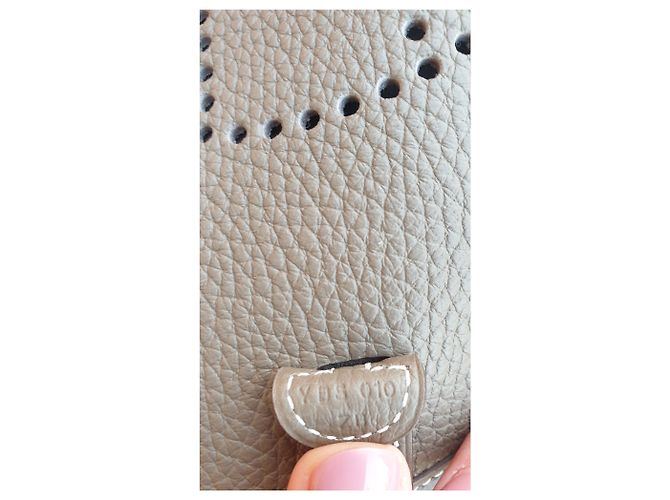 Borsa Hermès Evelyne TPM in pelle taurillon clemence etoupe - vista 3