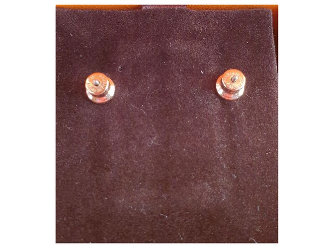 Orecchini Hermès Medor Folk Metallo Dorato Smalto Nero - vista 2