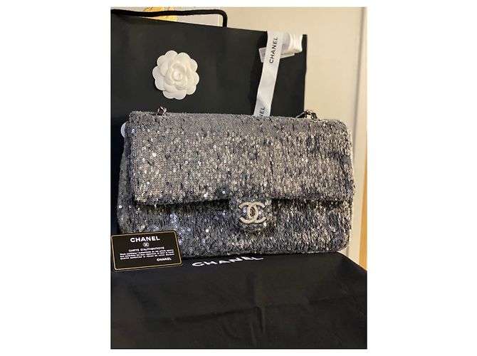 Autre Marque Modello grande glitter senza tempo Grigio - vista 14