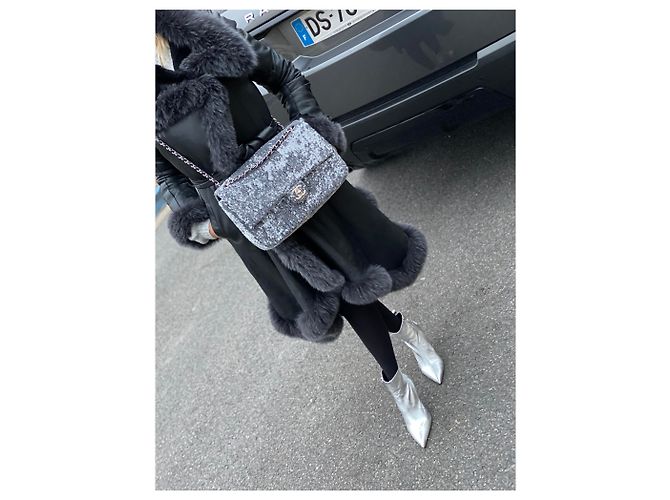 Autre Marque Modello grande glitter senza tempo Grigio - vista 16