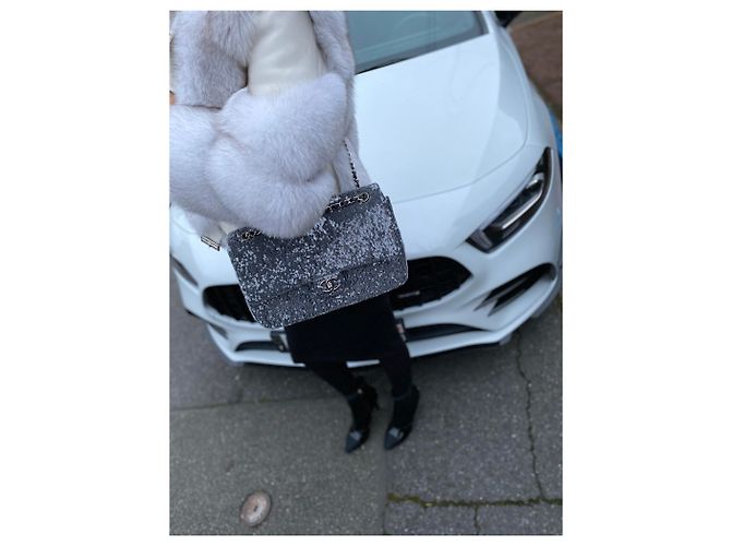 Autre Marque Modello grande glitter senza tempo Grigio - vista 17