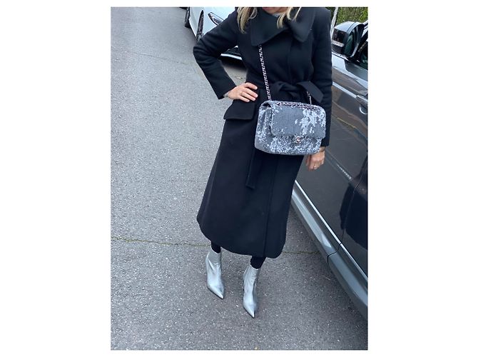Autre Marque Modello grande glitter senza tempo Grigio - vista 18