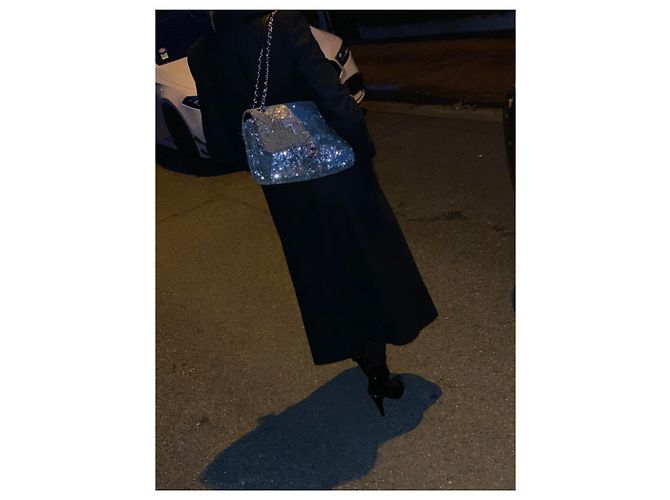 Autre Marque Modello grande glitter senza tempo Grigio - vista 19