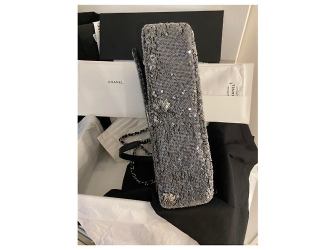 Autre Marque Modello grande glitter senza tempo Grigio - vista 25