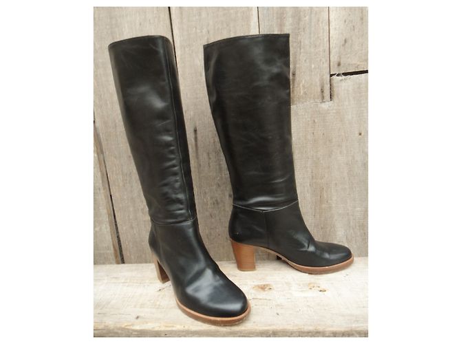 Botas Robert Clergerie p 37,5 Negro - vista 2