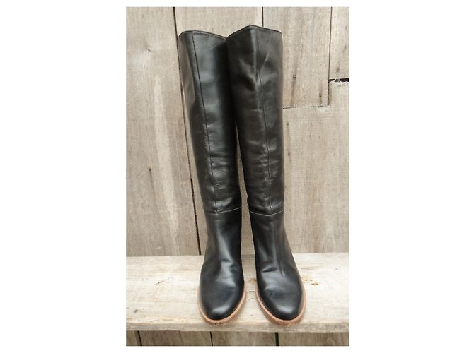 Botas Robert Clergerie p 37,5 Negro - vista 4