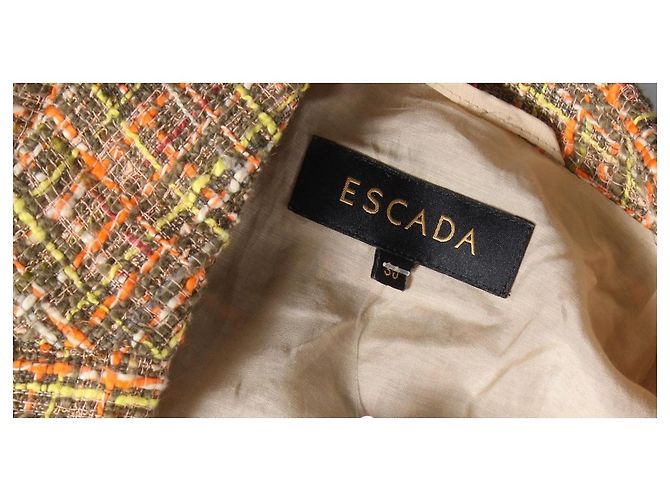 Escada Tweed Blazer Mehrfarbig Größe 36 Mehrfarben - Ansicht 3