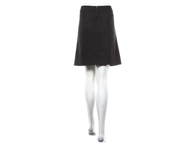 Falda de lana Isabel Marant Etoile gris - vista 2