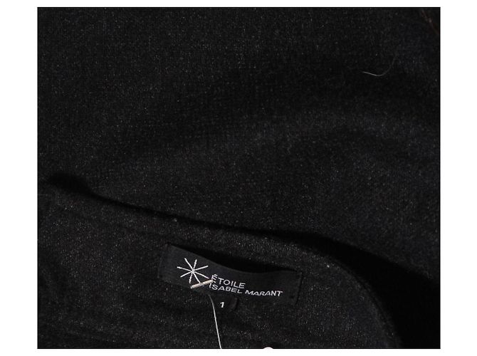 Falda de lana Isabel Marant Etoile gris - vista 3