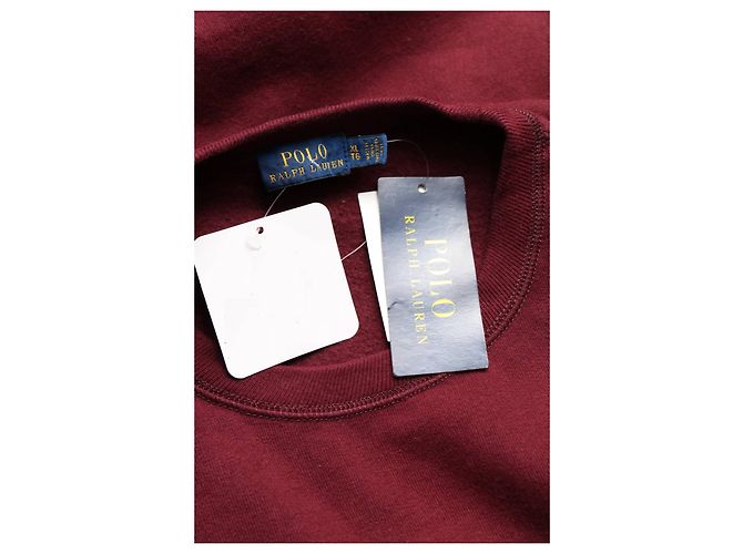 Polo Ralph Lauren Bluse Dunkelrot Baumwolle Polyester XL Bordeaux - Ansicht 3