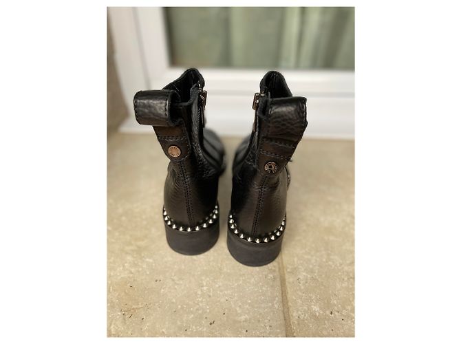 Botas Zadig & Voltaire Empress de piel negra con tachones Negro - vista 2