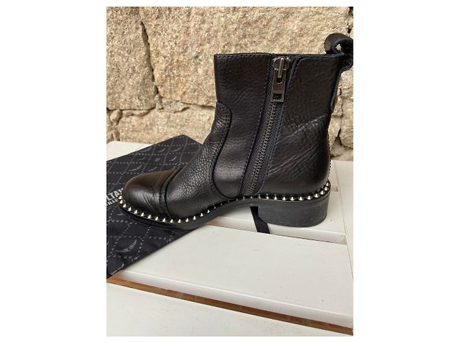 Botas Zadig & Voltaire Empress de piel negra con tachones Negro - vista 5