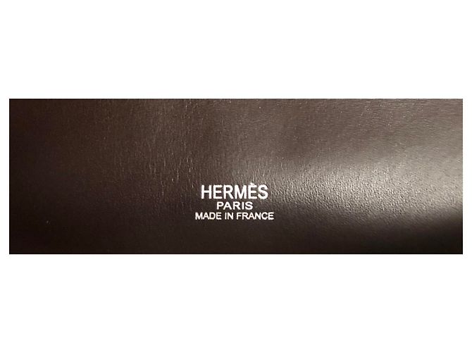 Hermès Hermes Kelly Cut in pelle marrone - vista 8