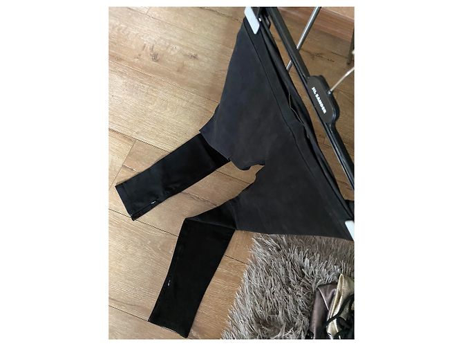 Pantalón pitillo de cuero negro Balenciaga. - vista 5