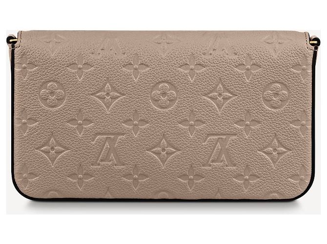 Louis Vuitton Pochette LV felicie nuova Beige - vista 5
