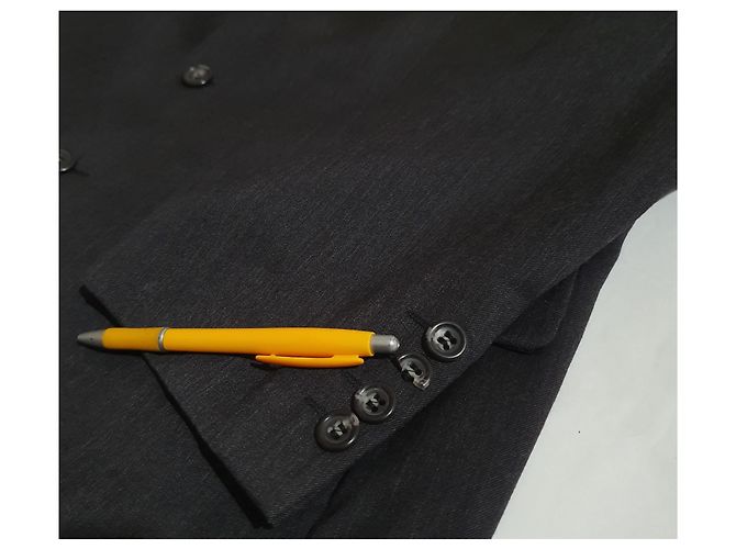 Emanuel Ungaro Grey Wool Blazer - view 5
