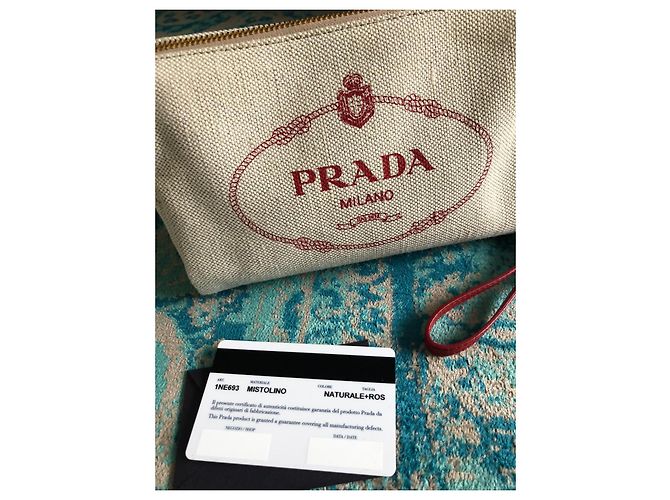 Saffiano New Prada clutch - view 2
