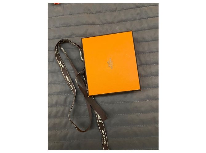 Hermès Charm Hermes Kelly twill Rosso - vista 4